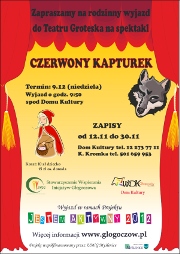 2012-12-09 Czerwony Kapturek - plakat